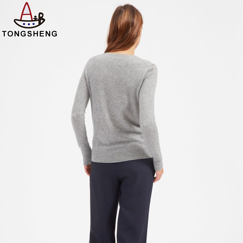 Grey Tight Women's Pullover View Back View