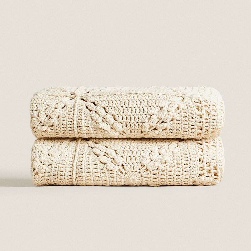 Single Color Crochet Blanket Wholesale