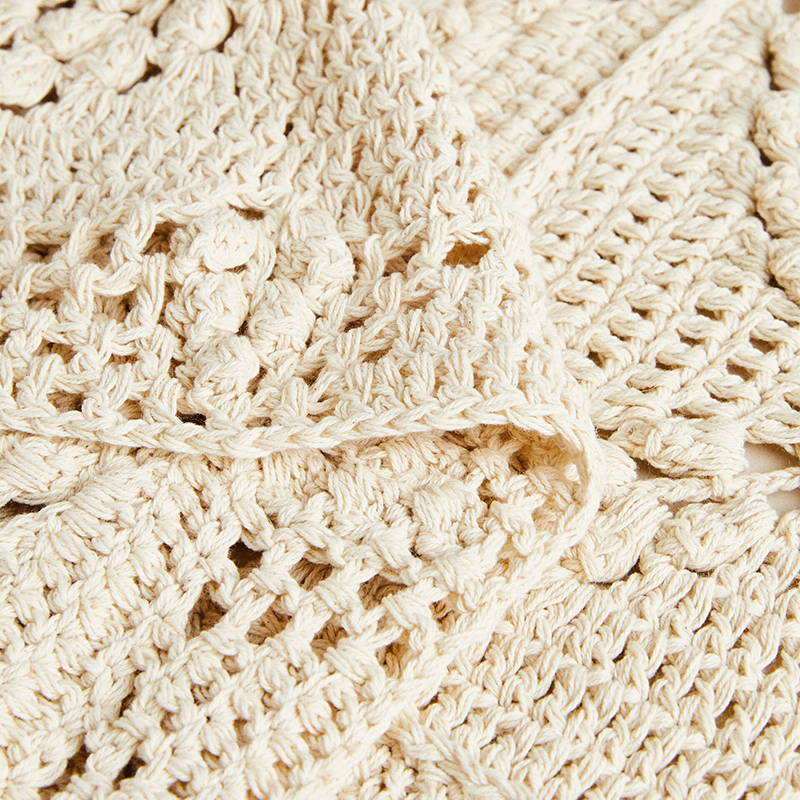 Single Color Crochet Blanket Wholesale