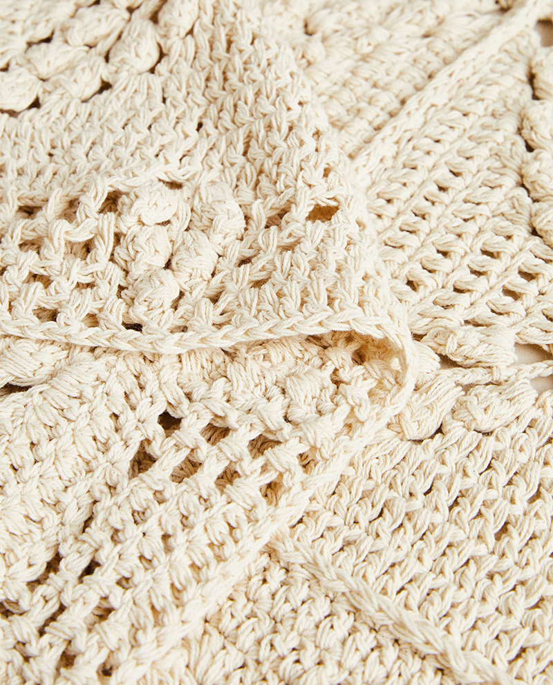 crochet blanket knitting details show