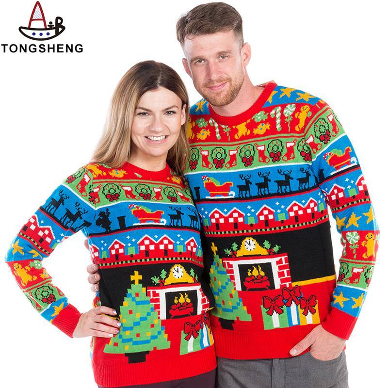Colorful Christmas Sweaters for Couples.jpg