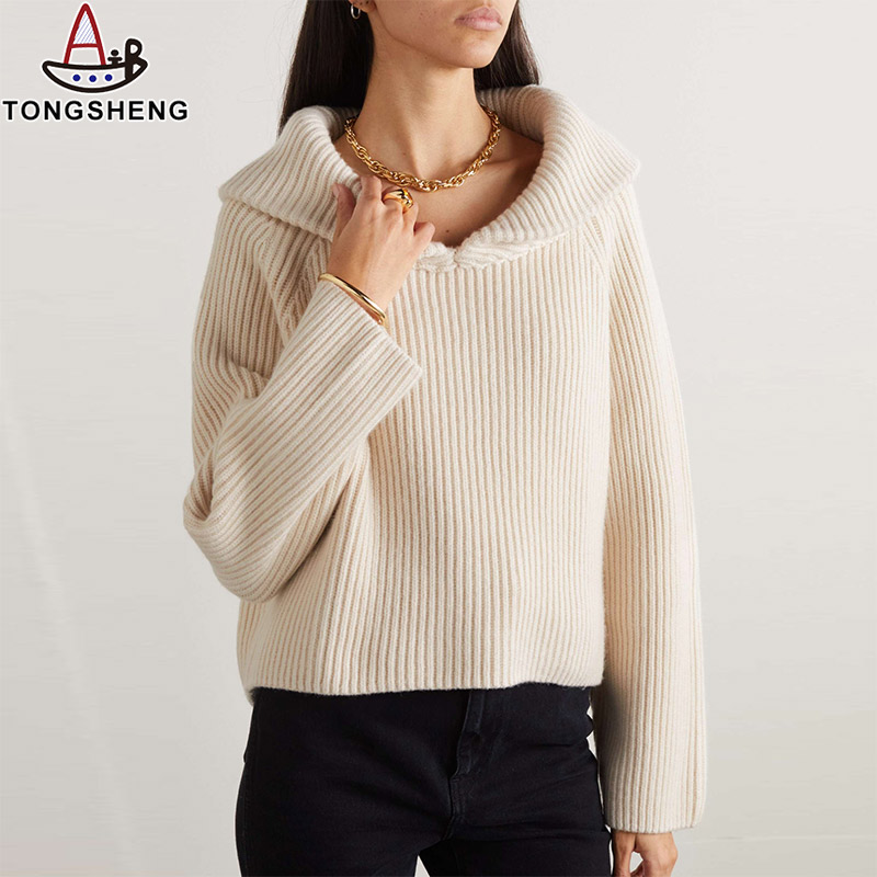 Ribbed Cashmere Sweater
