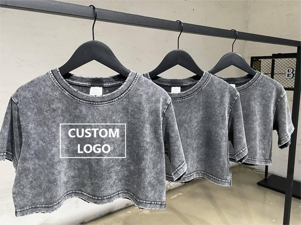 Custom Streetwear Crop T-Shirt Women