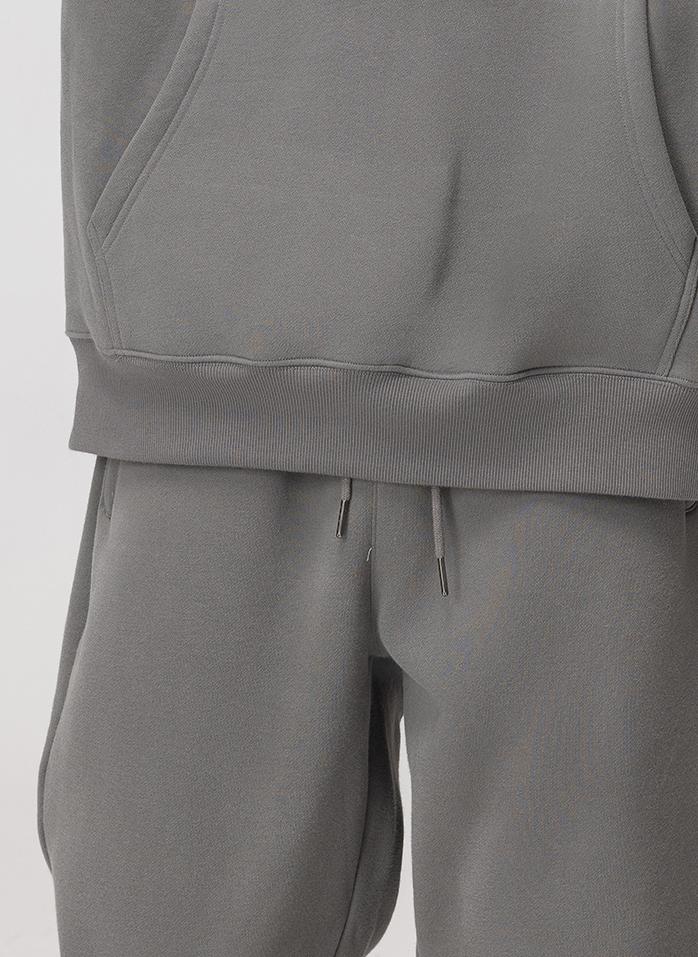 Pocket Detail of Grey Hoodie