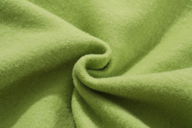 Olive Green Sweatshirt Fleece Detail