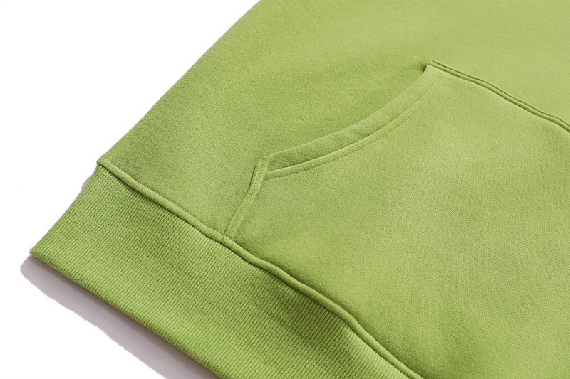 Olive Green Sweater Pocket Partial Detail