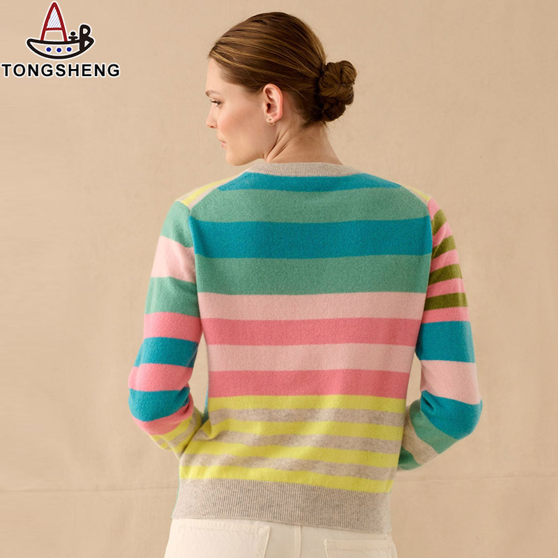 Multicolor Striped Sweater Manufacturer