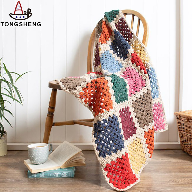 Colourful Crochet Blanket Wholesaler