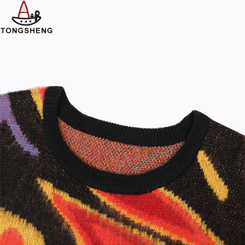 Custom Graphic Mohair Sweater