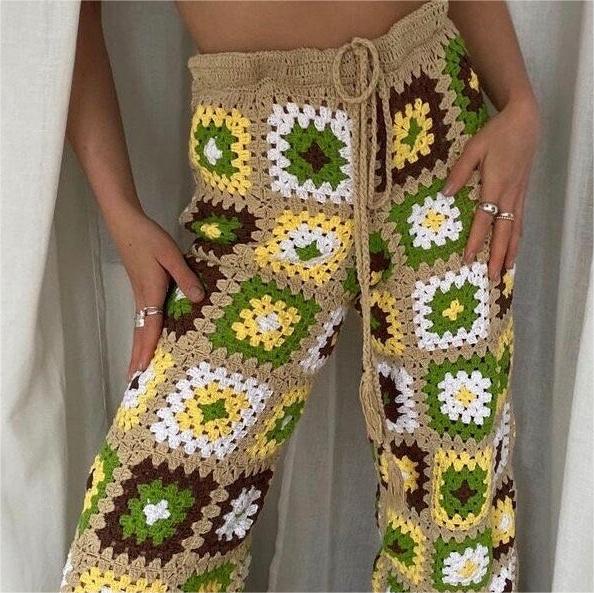 Crochet Granny Square Pants Manufacturer