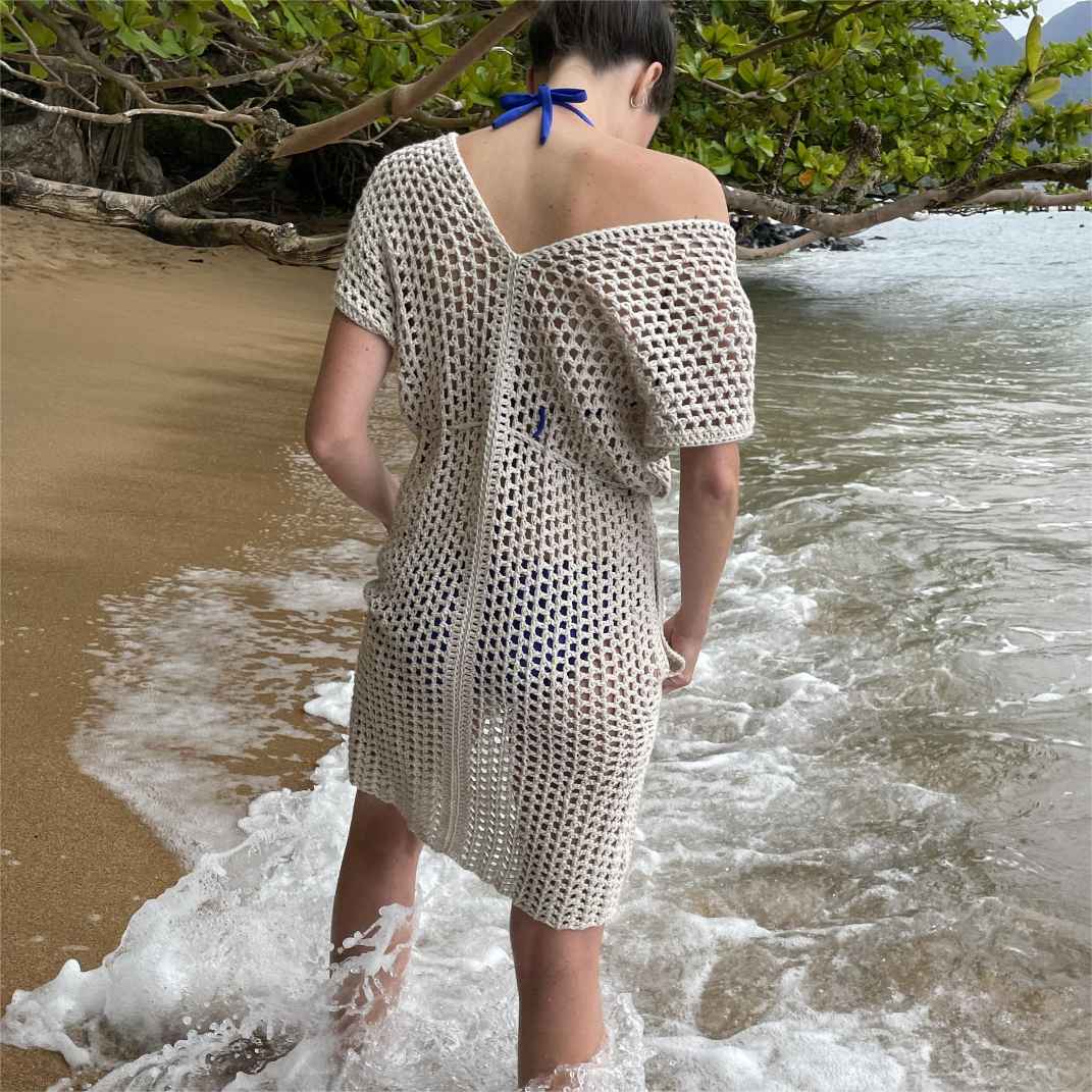 Beach Crochet Swimsuit Cover Up Dress Manufacturers