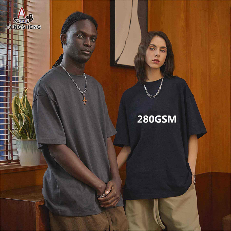 men's and women's solid color t-shirt