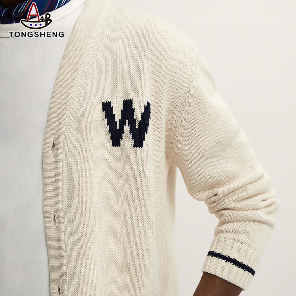 men's knitted cardigan sweater