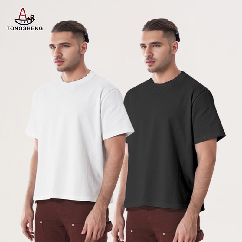 t-Shirt Blank Custom Print Cropped Mens Tshirt